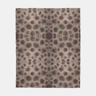 Couverture Polaire Pierres Petoskey Michigan State stone Fleece