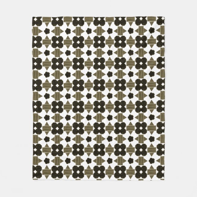 Couverture Polaire Pierres sombres Formes soignées (Devant)