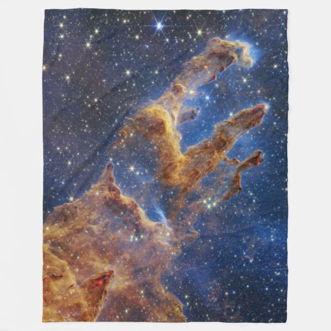 Couverture Polaire Piliers de la création Nébuleuse de l'Aigle Télesc (Devant)