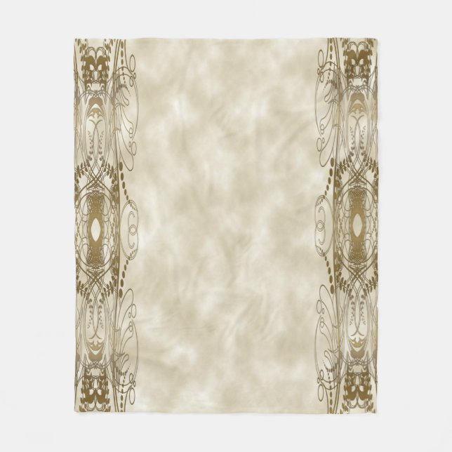 Couverture Polaire Piliers d'or (Devant)