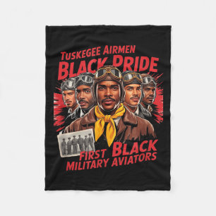 Couverture Polaire Pilotes noirs rétro Histoire des Noirs Guerre 2 Tu