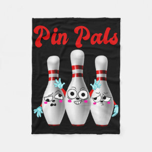 Couverture Polaire Pin Pals Chemise De Bowling Cute Pour Hommes Femme