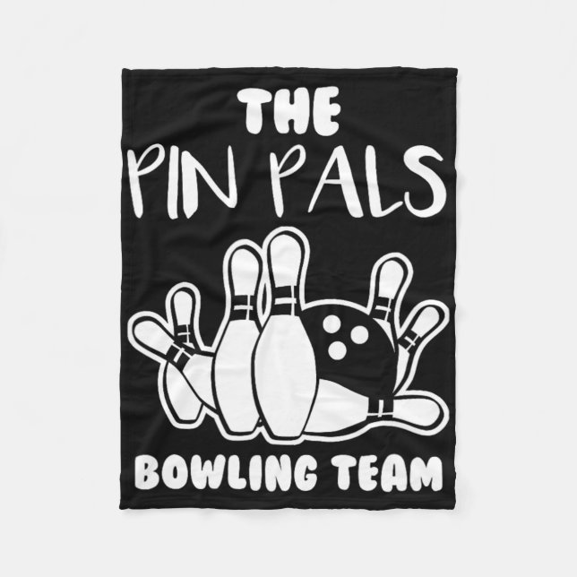Couverture Polaire Pin Pals Team Bowling (Devant)