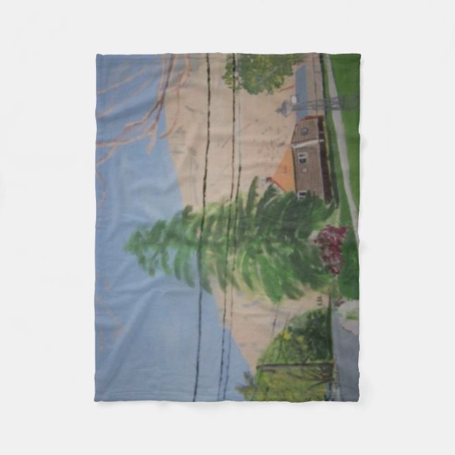 Couverture Polaire Pine Tree Fleece Blanket, Small (Devant)