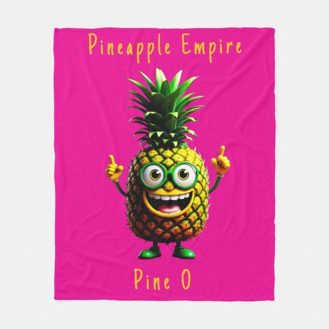 Couverture Polaire Pineappy Empire Fleece Blanket (Devant)