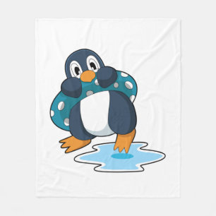 Couverture Polaire Pingouin avec Lifebuoy