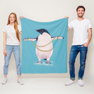 Couverture Polaire Pingouin drôle de régime