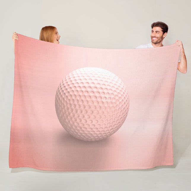 Couverture Polaire Pink Ball Ladies Golf (En situation)