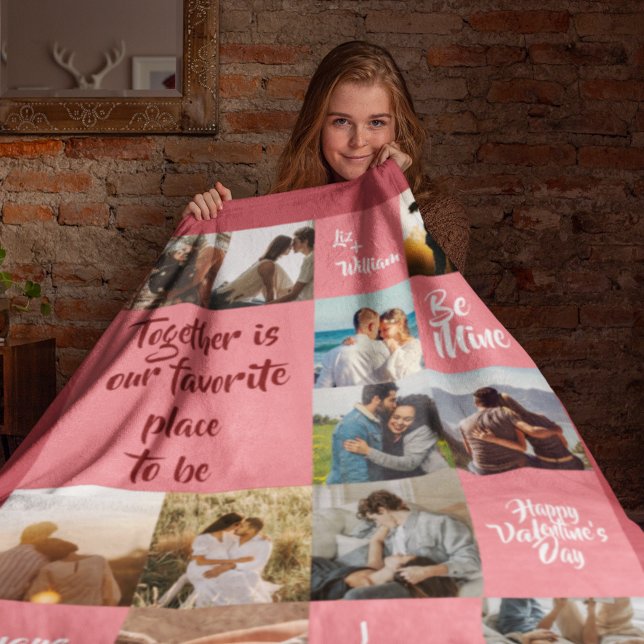 Couverture Polaire Pink Ensemble Pour Toujours Vous Aimer Valentine (Créateur téléchargé)
