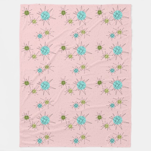 Couverture Polaire Pink Iconic Starbursts Fleece Blanket (Devant)