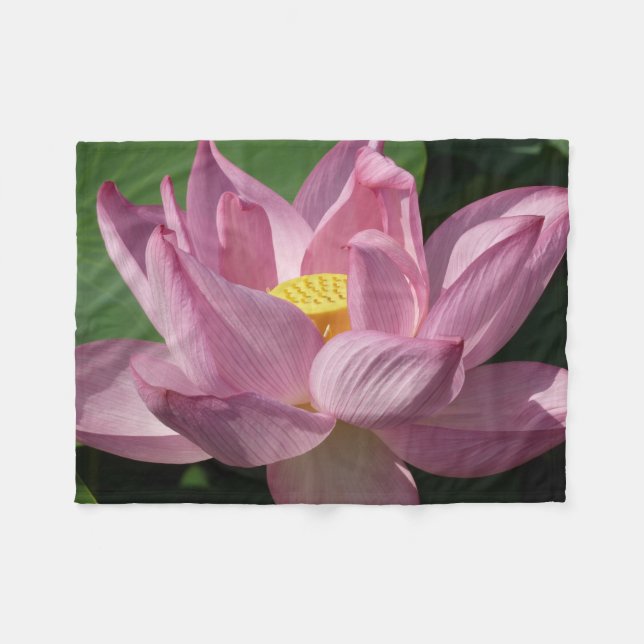 Couverture Polaire Pink Lotus Flower IV (Devant (Horizontal))