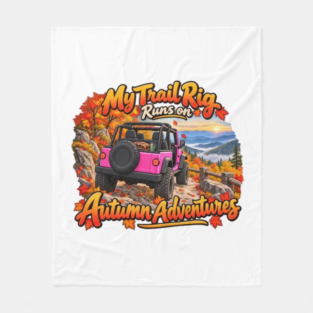 Couverture Polaire Pink_Mon Trail Rig (Devant)