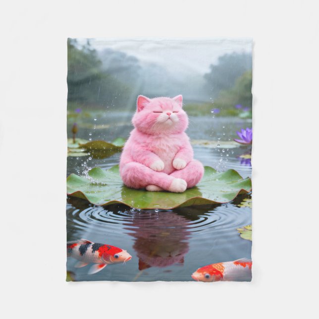 Couverture Polaire Pink Serenity 001 (Devant)
