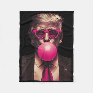 Couverture Polaire Pink Sungles Trump Bubble Gum Shirt Vote President