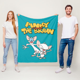 Couverture Polaire Pinky et le cerveau Afficher le logo