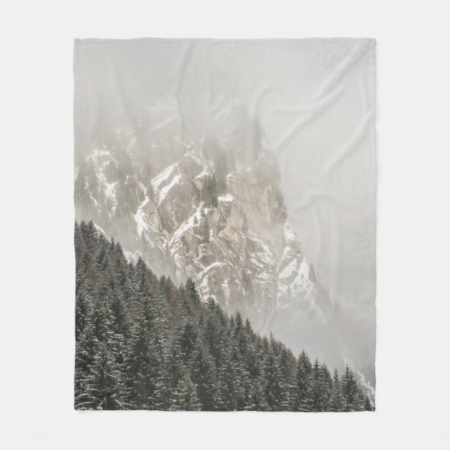 COUVERTURE POLAIRE PINS VERTS (Devant)