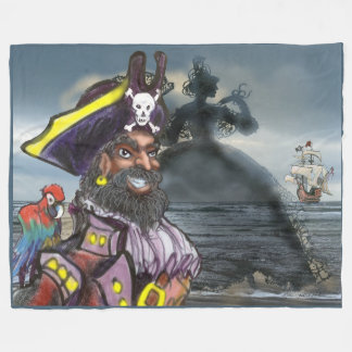 Couverture Polaire Pirate Dream Fleece Blanche