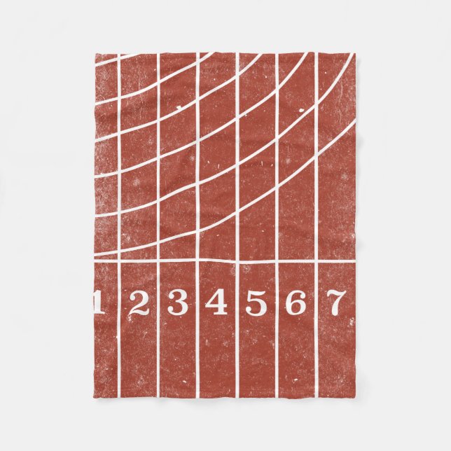 Couverture Polaire Piste rouge à manches à manches à manches (Devant)