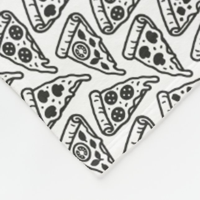 Couverture Polaire Pizzas (Coin)