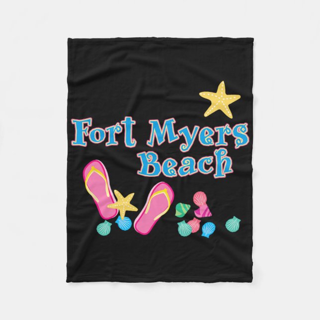 Couverture Polaire Plage de Fort Myers Floride  (Devant)
