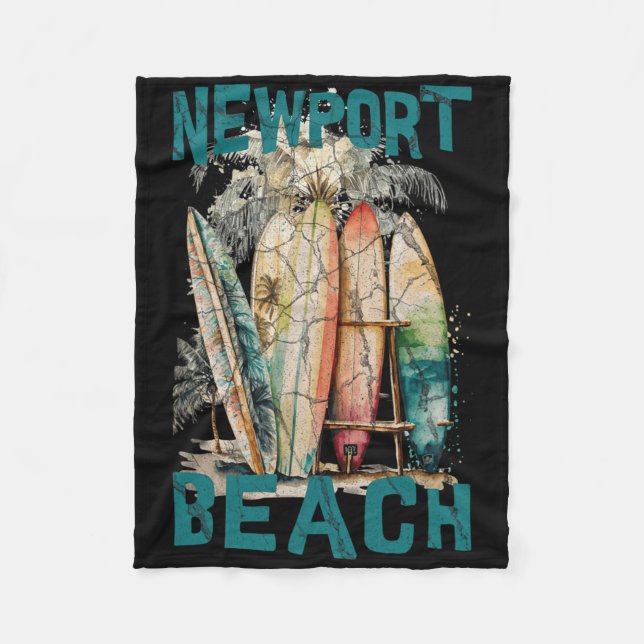 Couverture Polaire Plage de Newport _2  (Devant)