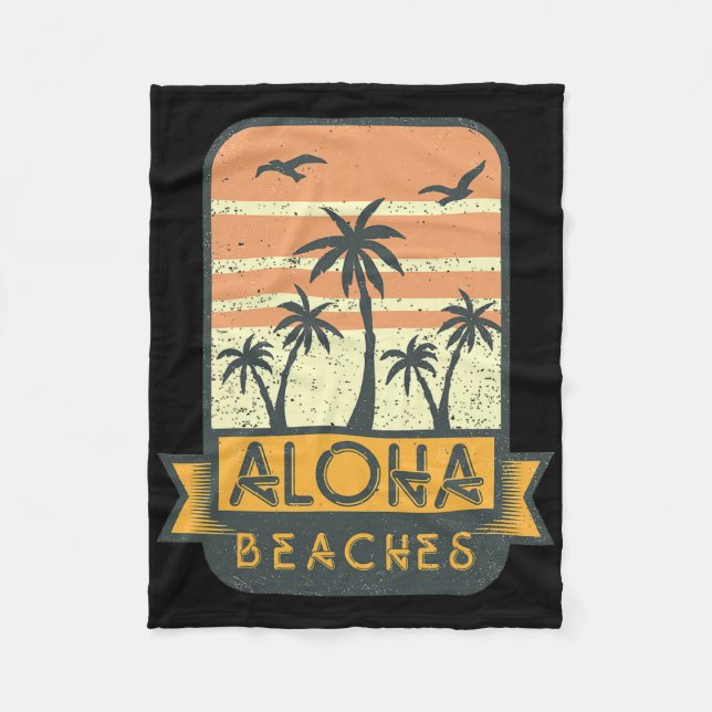 Couverture Polaire Plages d'Aloha Drôle T Chemise Pun Tee (Devant)