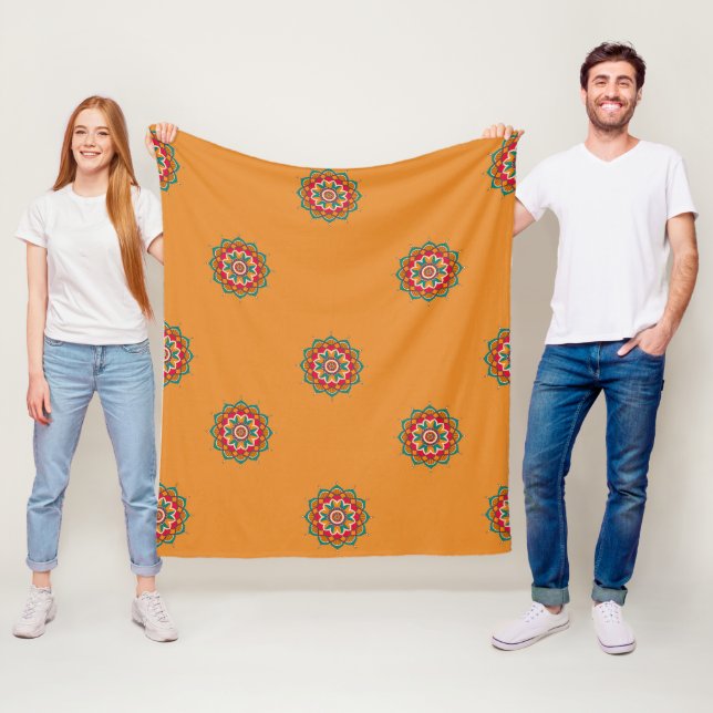 Couverture Polaire plaid de jet (En situation)