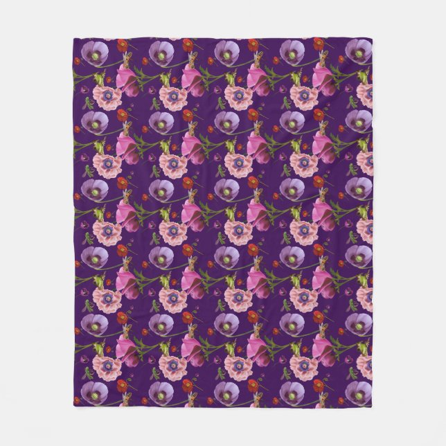 Couverture Polaire Plaid de jet (Devant)