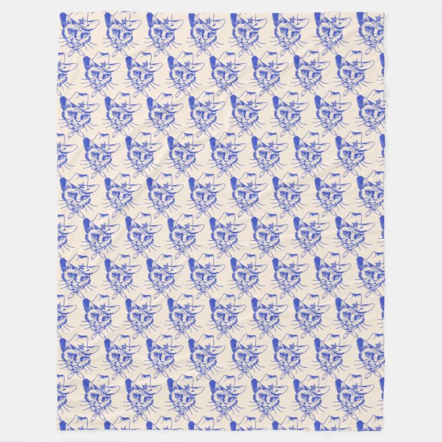 Couverture Polaire Plaid de laine Kitty (Devant)