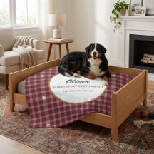 Plaid de patrimoine personnalisé pour animaux de c