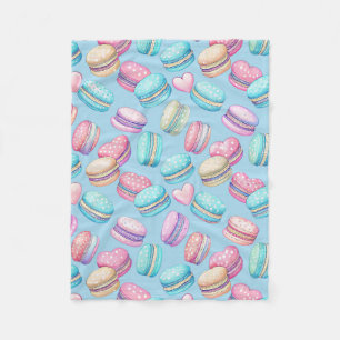 Couverture Polaire plaid en molleton petit Astel Macaron
