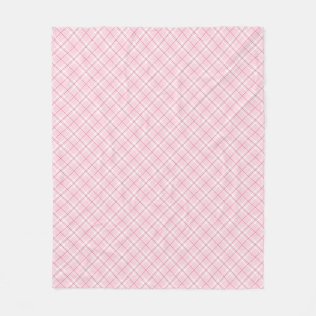 Couverture Polaire Plaid rose-clair (Devant)