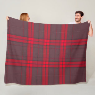 Couverture Polaire Plaid Rouge traditionnel Tartan Collection moderne
