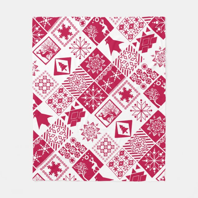 Couverture Polaire Plaid scandinave (Devant)