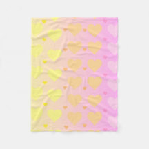 plaidoyer à gradient pastel en forme de cœur