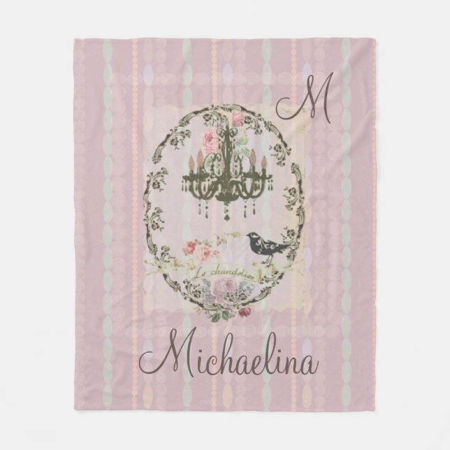 Couverture Polaire Plaidoyer Chandelier Perles de Style Victorien Sha (Devant)