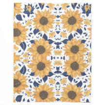 Plaids tournesol élégants pour nouvelle maison