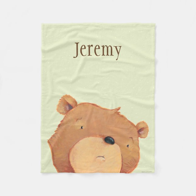 Couverture Polaire Plan rapproché de grand ours Brown (Devant)