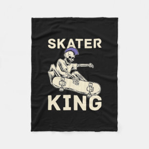 Couverture Polaire Planche à roulettes Skateboardeur - Skateboarding 