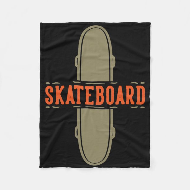 Couverture Polaire Planche à roulettes Skateboarding  (Devant)