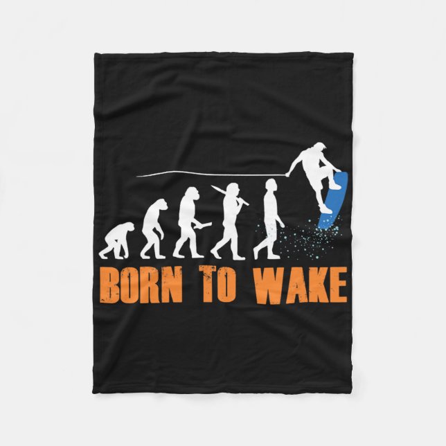 Couverture Polaire Planche de wake Wakeboardeur Wakeboard Freestyle W (Devant)