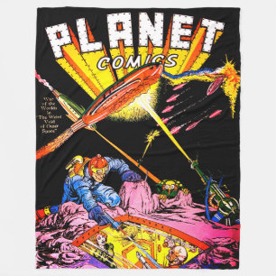 Couverture Polaire Planet Comics Laser Attaque Sci Fi Vintage Comics