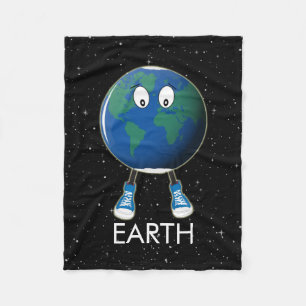 Couverture Polaire Planète Terre et étoiles