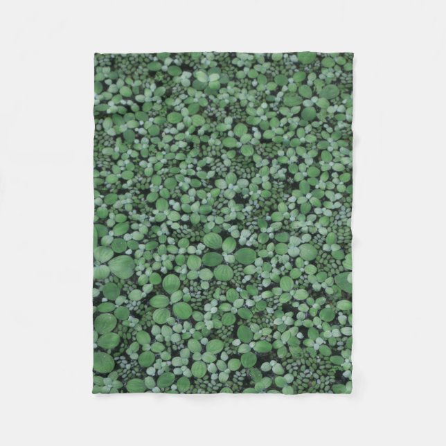 Couverture Polaire Plante à feuilles vertes (Devant)