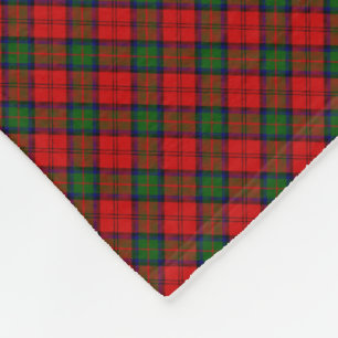 Couverture Polaire Plaque vert rouge tartan MacDuff