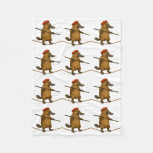 Couverture Polaire Platon ornithorynque funambule