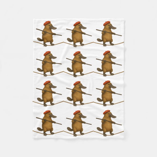 Couverture Polaire Platon ornithorynque funambule (Devant)