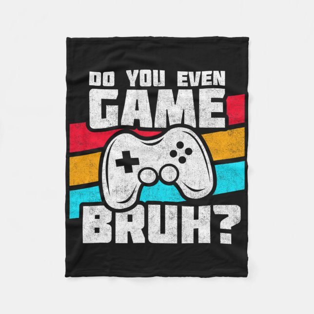 Couverture Polaire Playing Video Games - Video Gamer Meme - Funny Vid (Devant)
