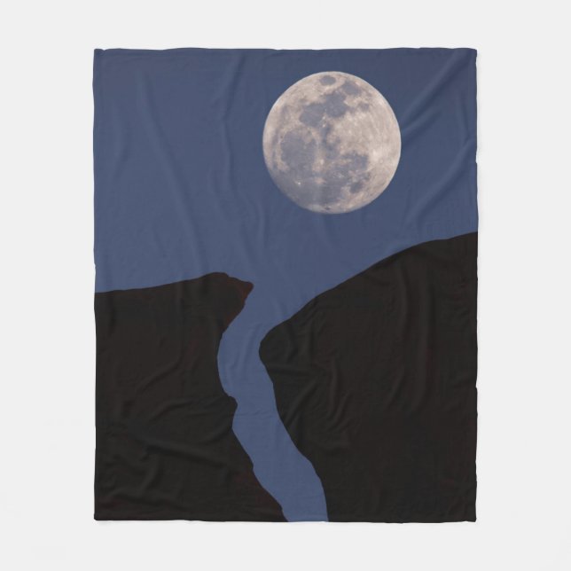 Couverture Polaire Pleine Lune | Monument Valley, Arizona (Devant)