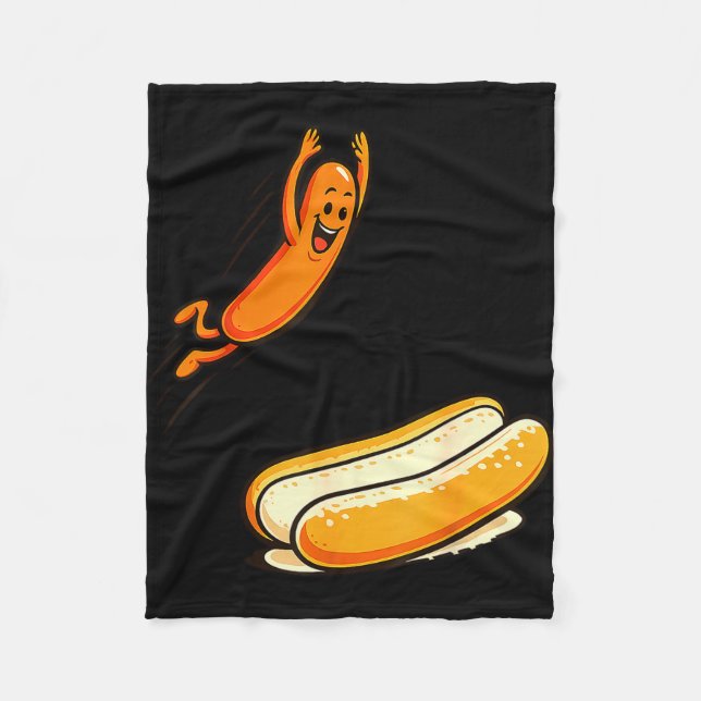 Couverture Polaire Plongeon haut du hotdog  (Devant)